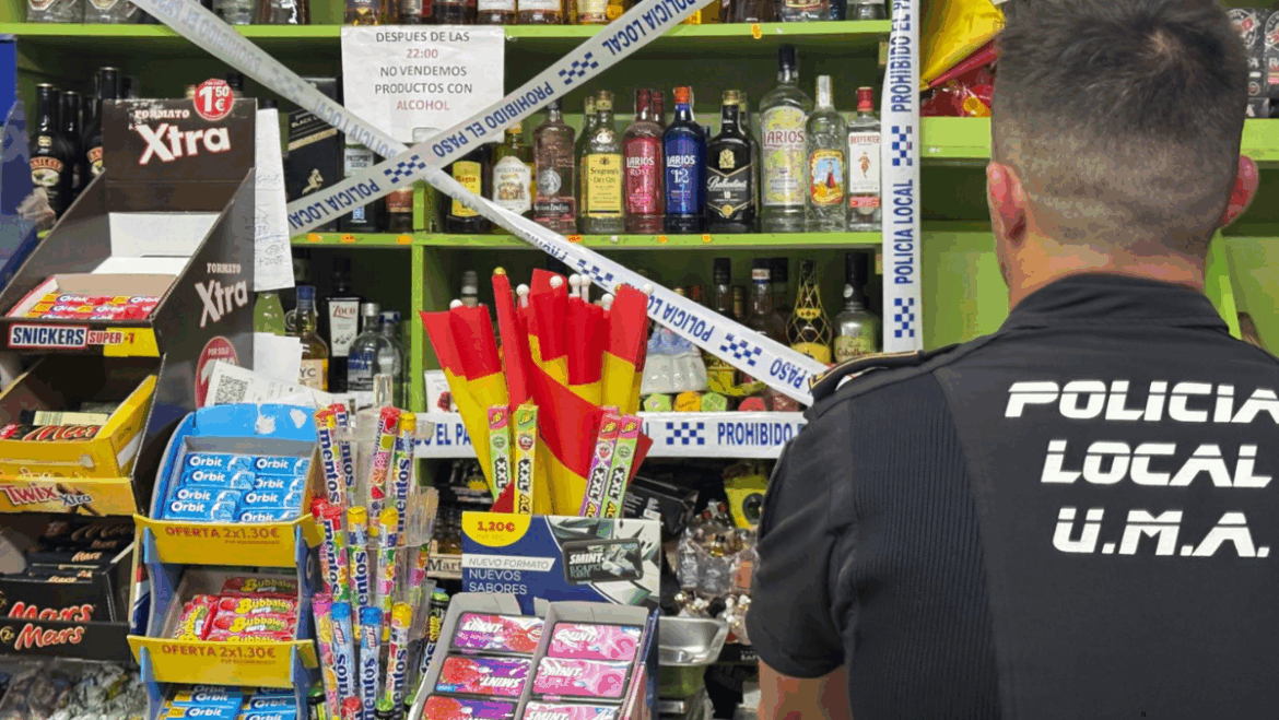 Policía Local precinta más de 7.500 botellas de alcohol por venta a menores