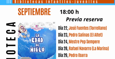 «La edad de hielo»: taller-espectáculo infantil-juvenil de la compañía Ciencia Divertida en la biblioteca Gloria Fuertes
