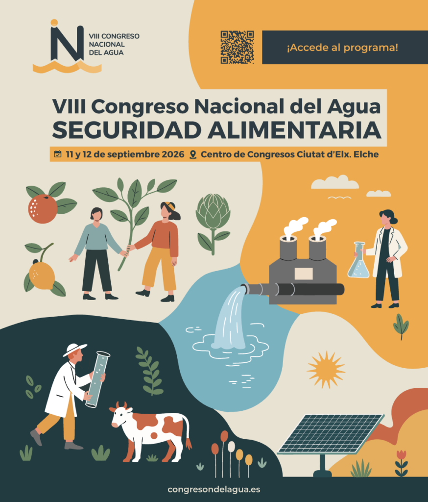 El VIII Congreso Nacional del Agua llega a Elche el 11 y 12 de septiembre