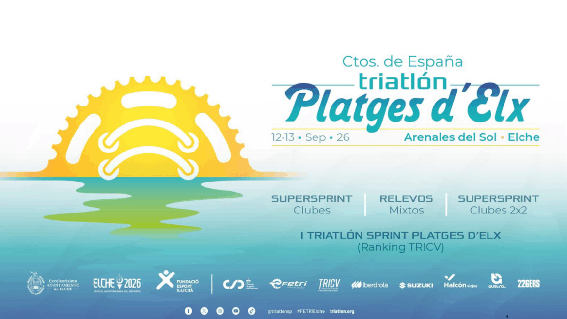 Elche acoge los Campeonatos de España de triatlón ‘Platges d’Elx’