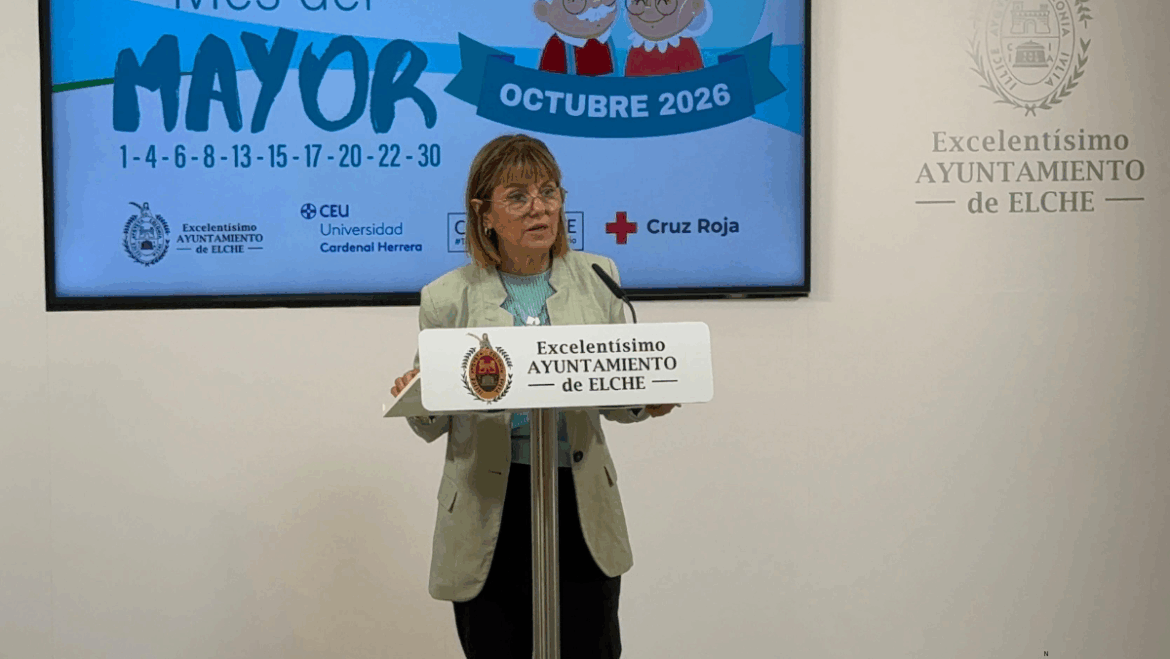Elx celebra el Mes de la Persona Gran a l’octubre amb un complet programa d’activitats
