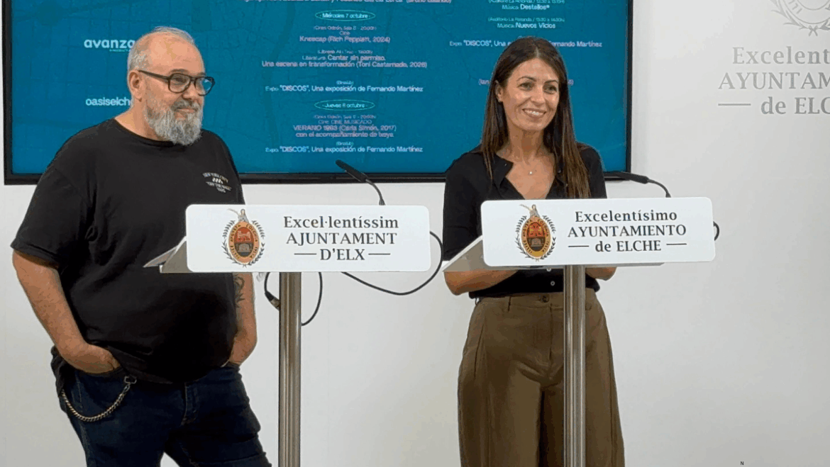 Elche programa ‘Ciudad Oasis’ como programación complementaria al Oasis Music Fest