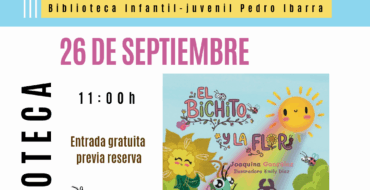 Presentación de libro infantil y taller familiar en la biblioteca infantil-juvenil Pedro Ibarra