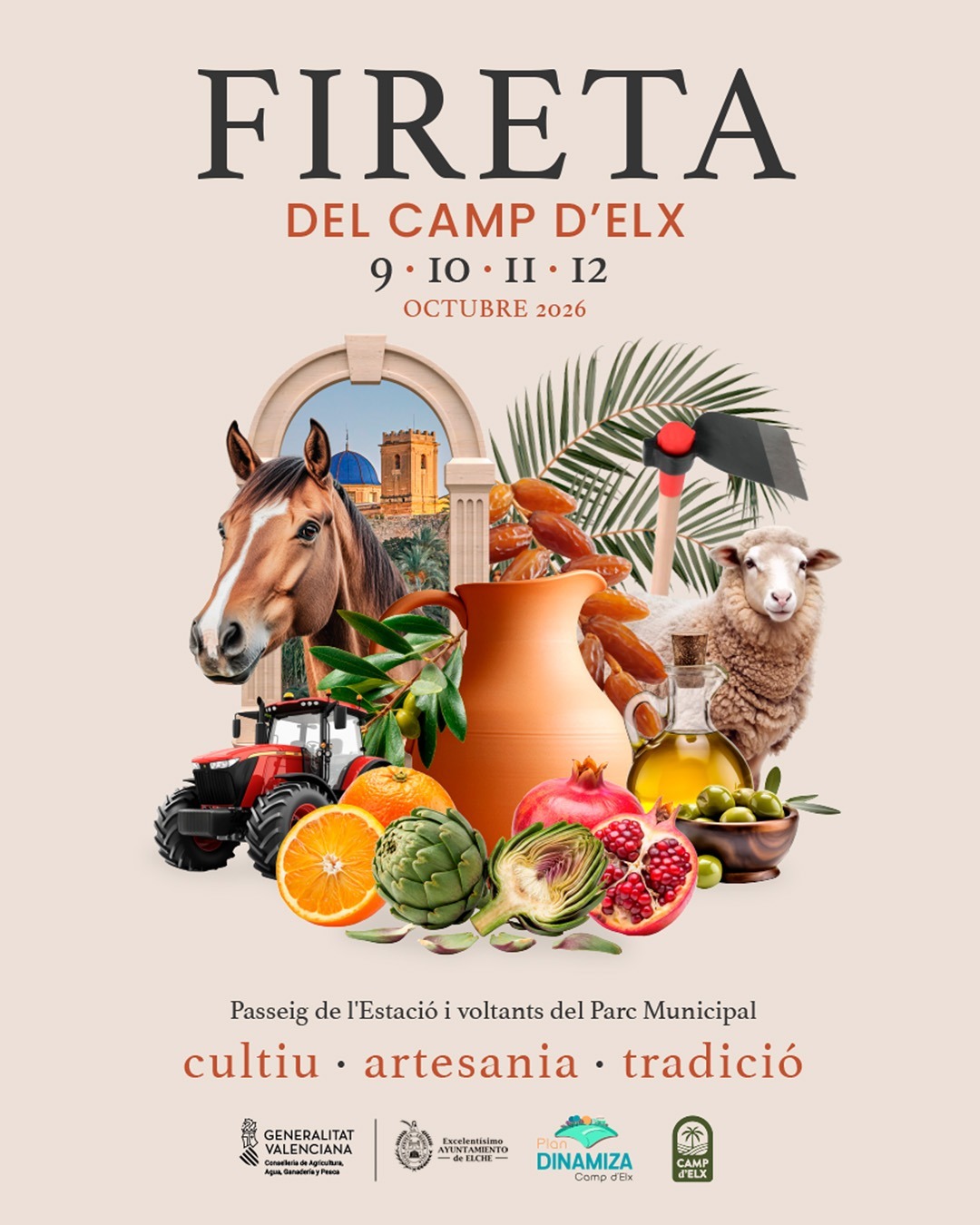 Vuelve una nueva edición de la Fireta del Camp d’Elx del 9 al 12 de octubre-2