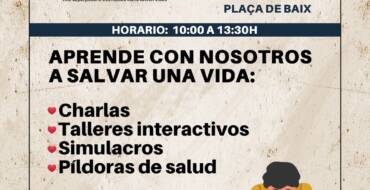 Jornada de RCP en la Plaça de Baix