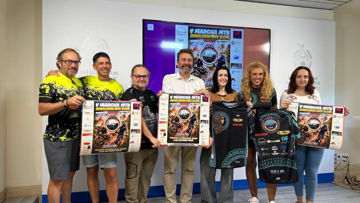Llega a Elche la V Marcha Demolision Bike con más de 400 participantes