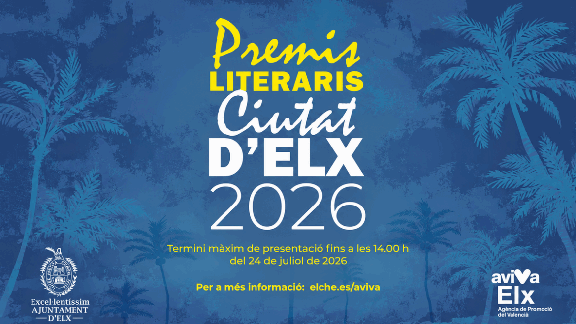Benjamín Martínez y José Luis García ganadores de los premios literarios Ciutat d’Elx 2026