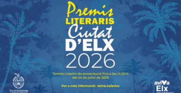 Benjamín Martínez i José Luis García, guanyadors dels Premis Literaris Ciutat d’Elx 2026