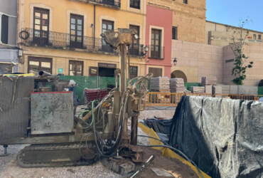 Comienza la cimentación de los Baños Árabes para avanzar en su futura musealización