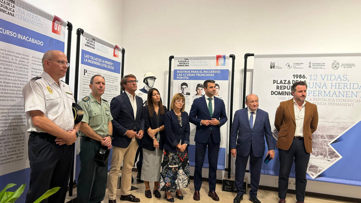 Elche acoge la exposición ‘12 vidas. Una herida permanente’ en homenaje a víctimas de ETA