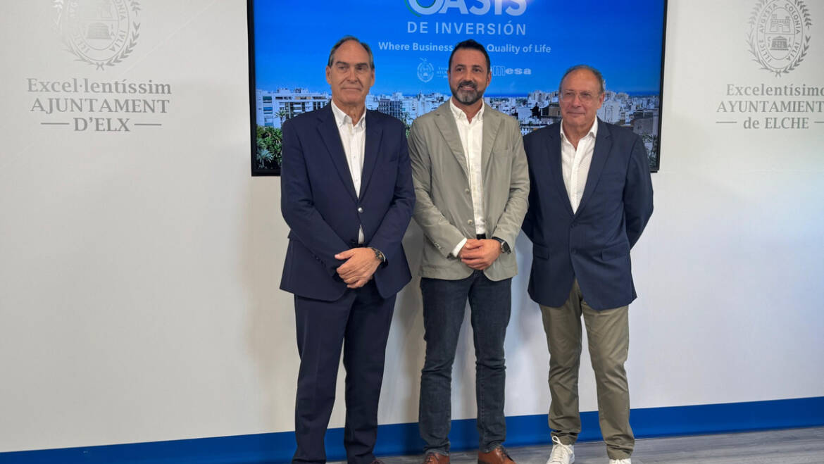 “Elx Oasi d’Inversió” torna el 30 d’octubre per a atraure empreses, talent i noves oportunitats