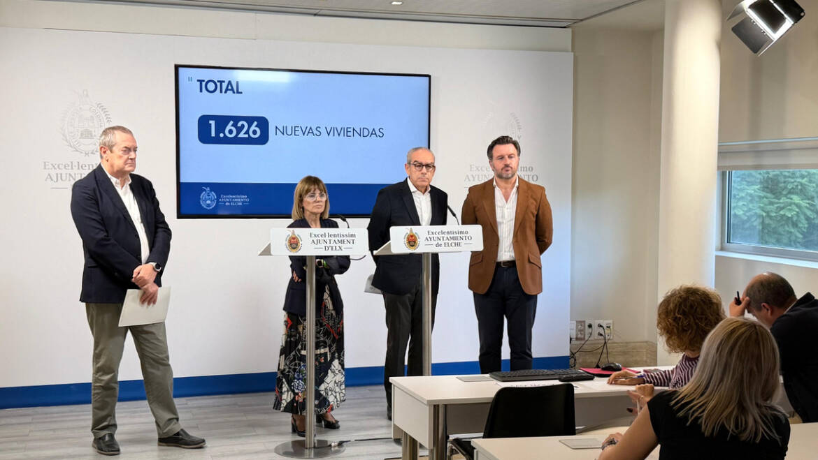 Elche pone en marcha la construcción de 1.161 nuevas viviendas para alquiler asequible joven